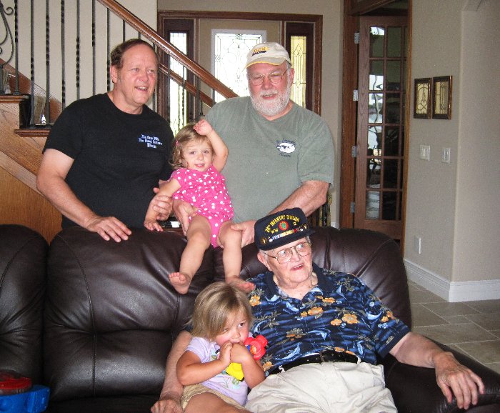 Dad and Great Grandchildren